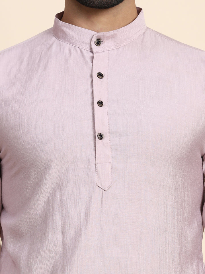 Elegant Self Weaved Kurta | Festive Cotton Kurta for Men