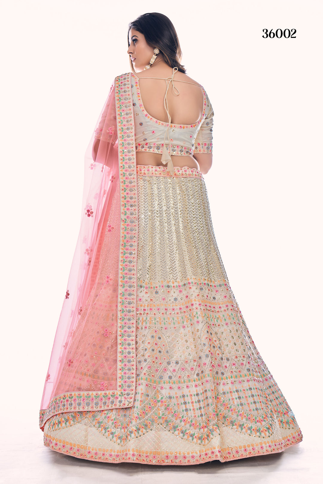 Exclusive Designer Lehenga Choli Set | Soft Net Bridal Lehenga for Women