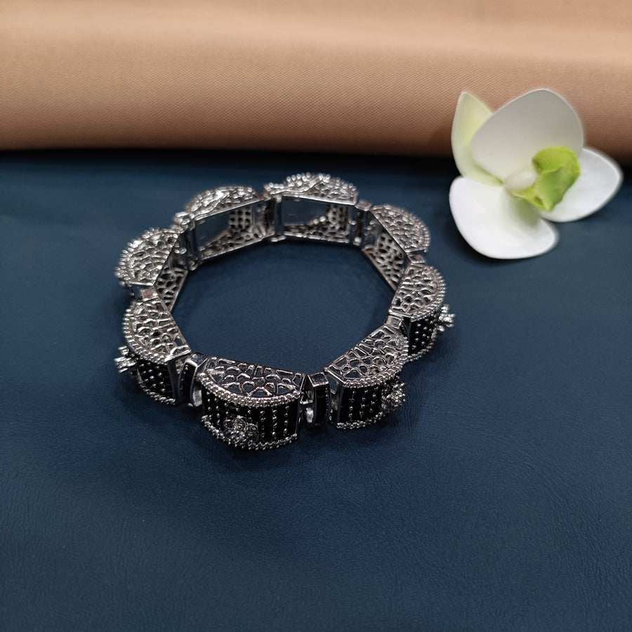 Sparkling AD diamond bracelet, perfect for weddings.