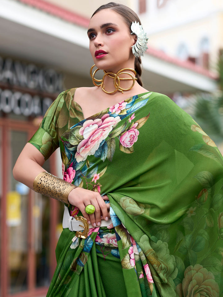 Vibrant color luxurious fabric exclusive attire crafted for elegance and style.