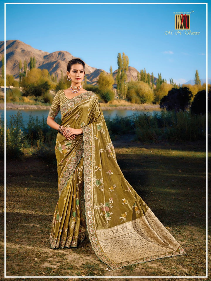 Pure Banarasi Saree | Heavy Zari Blouse Sadi for Weddings | Designer Saree USA