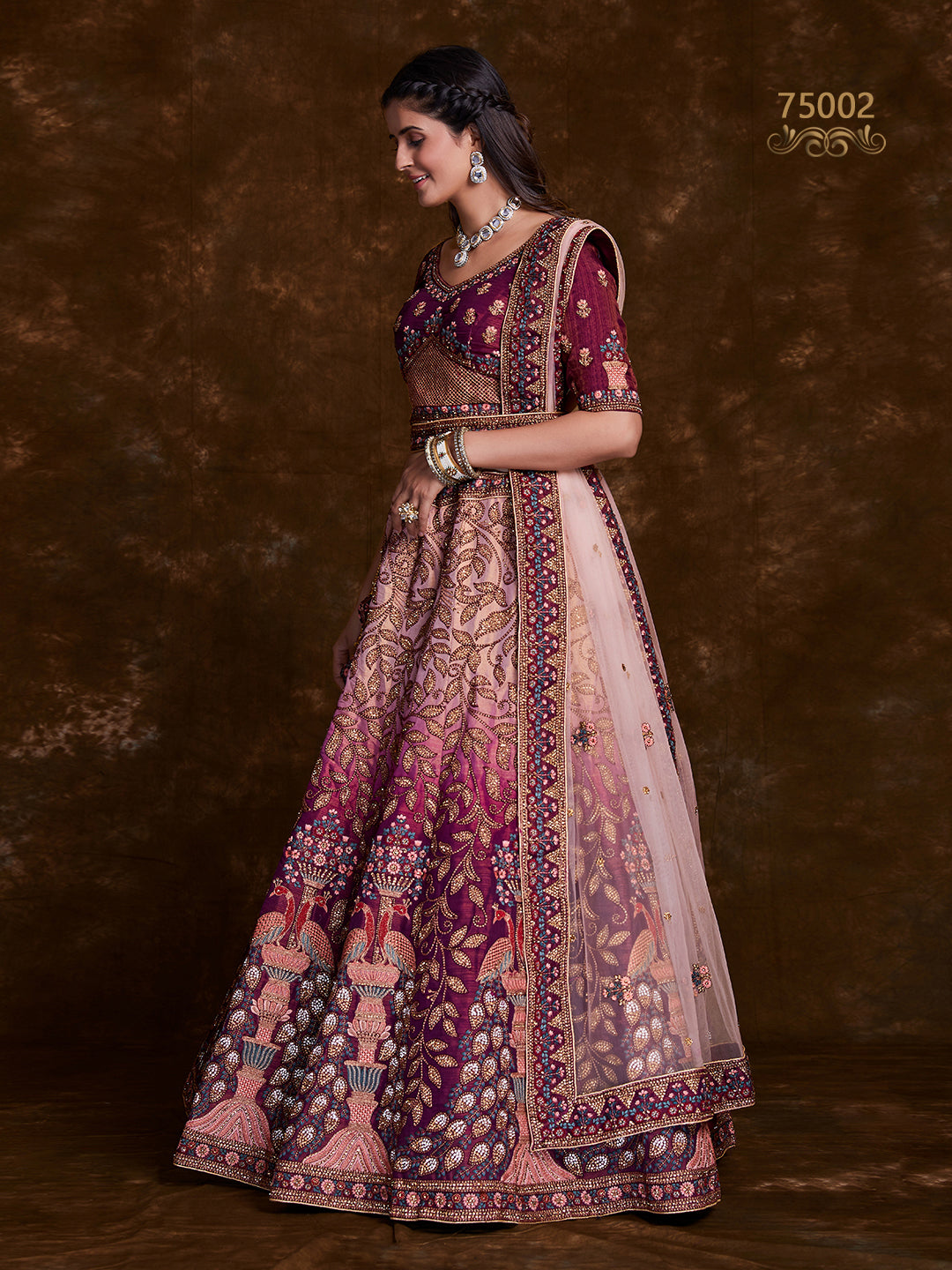 Elegant Chaniya Choli Set | Bridal Lehenga with Intricate Embroidery