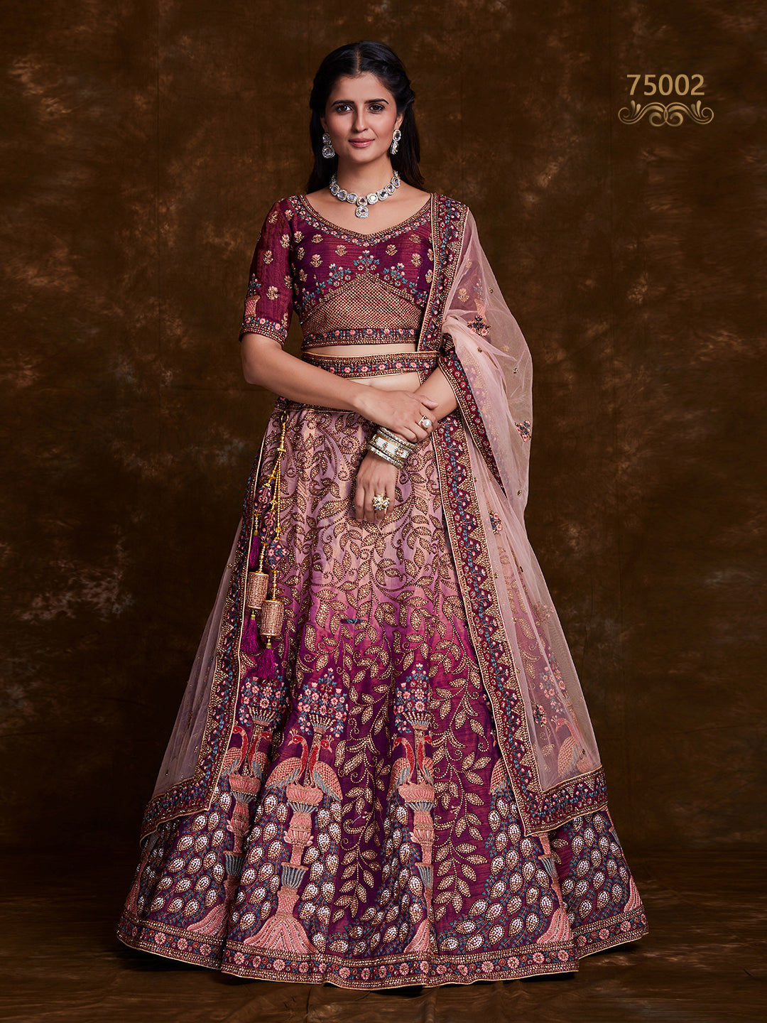 Elegant Chaniya Choli Set | Bridal Lehenga with Intricate Embroidery