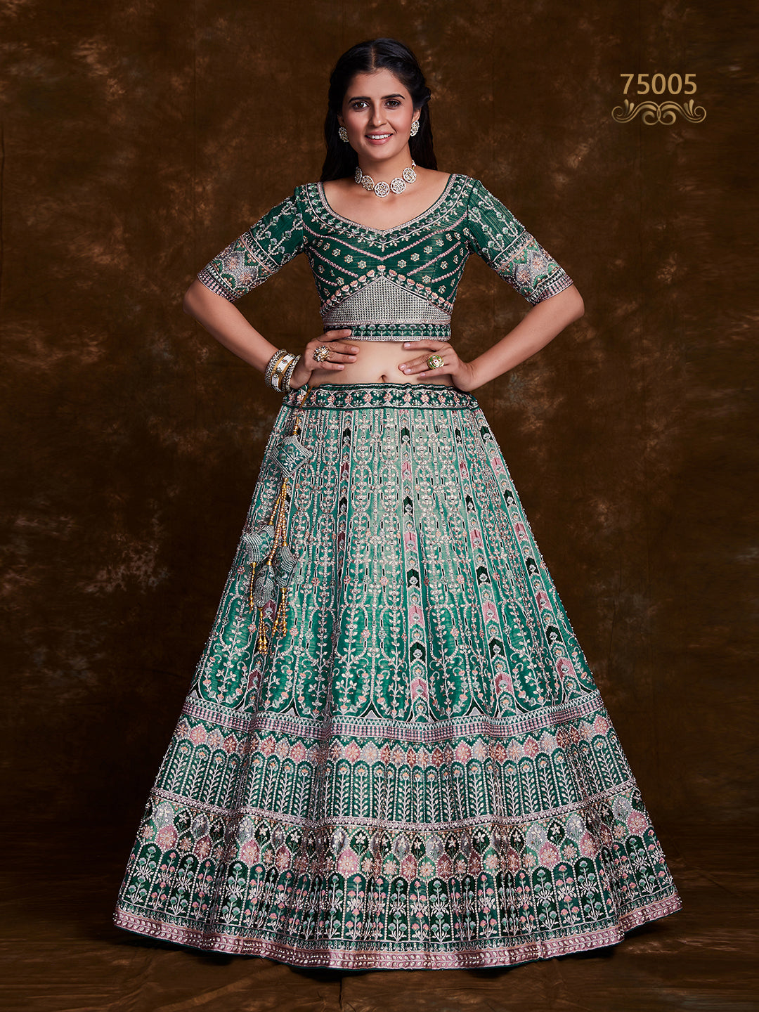 Trendy Art Silk Lehenga Choli | Thread & Zari Work for Special Occasions