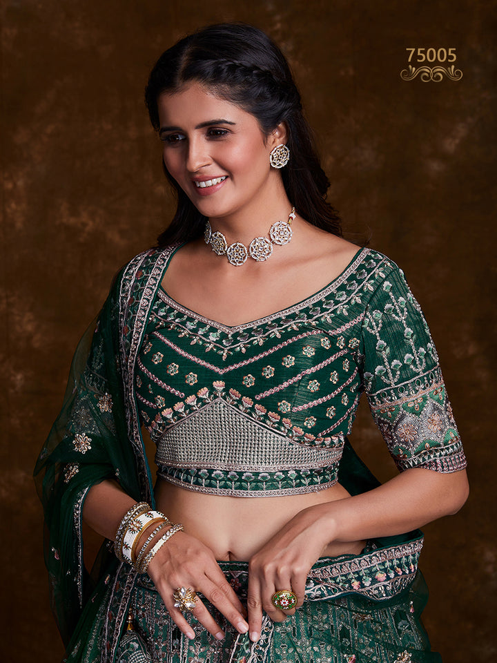 Trendy Art Silk Lehenga Choli | Thread & Zari Work for Special Occasions