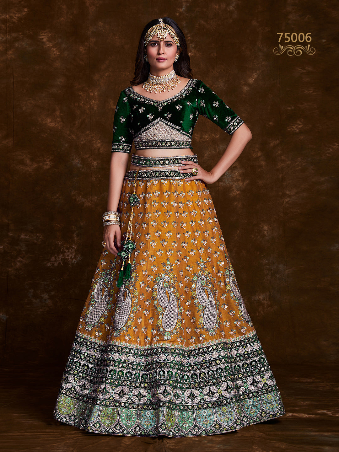 Premium Fancy Fabric Chaniya Choli | Exquisite Embroidery for Weddings