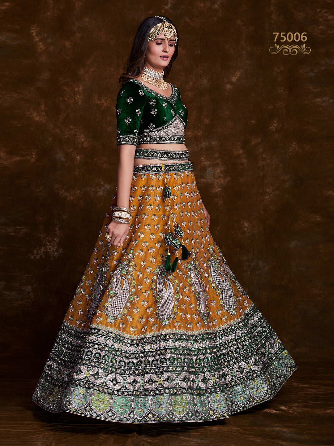 Premium Fancy Fabric Chaniya Choli | Exquisite Embroidery for Weddings