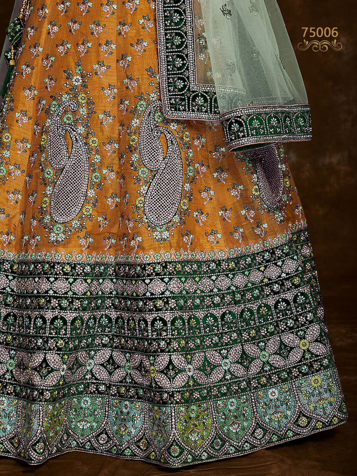 Premium Fancy Fabric Chaniya Choli | Exquisite Embroidery for Weddings