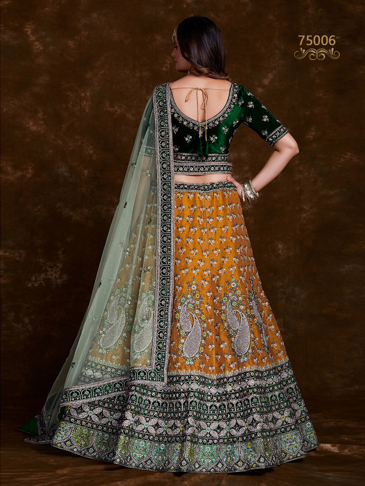 Premium Fancy Fabric Chaniya Choli | Exquisite Embroidery for Weddings