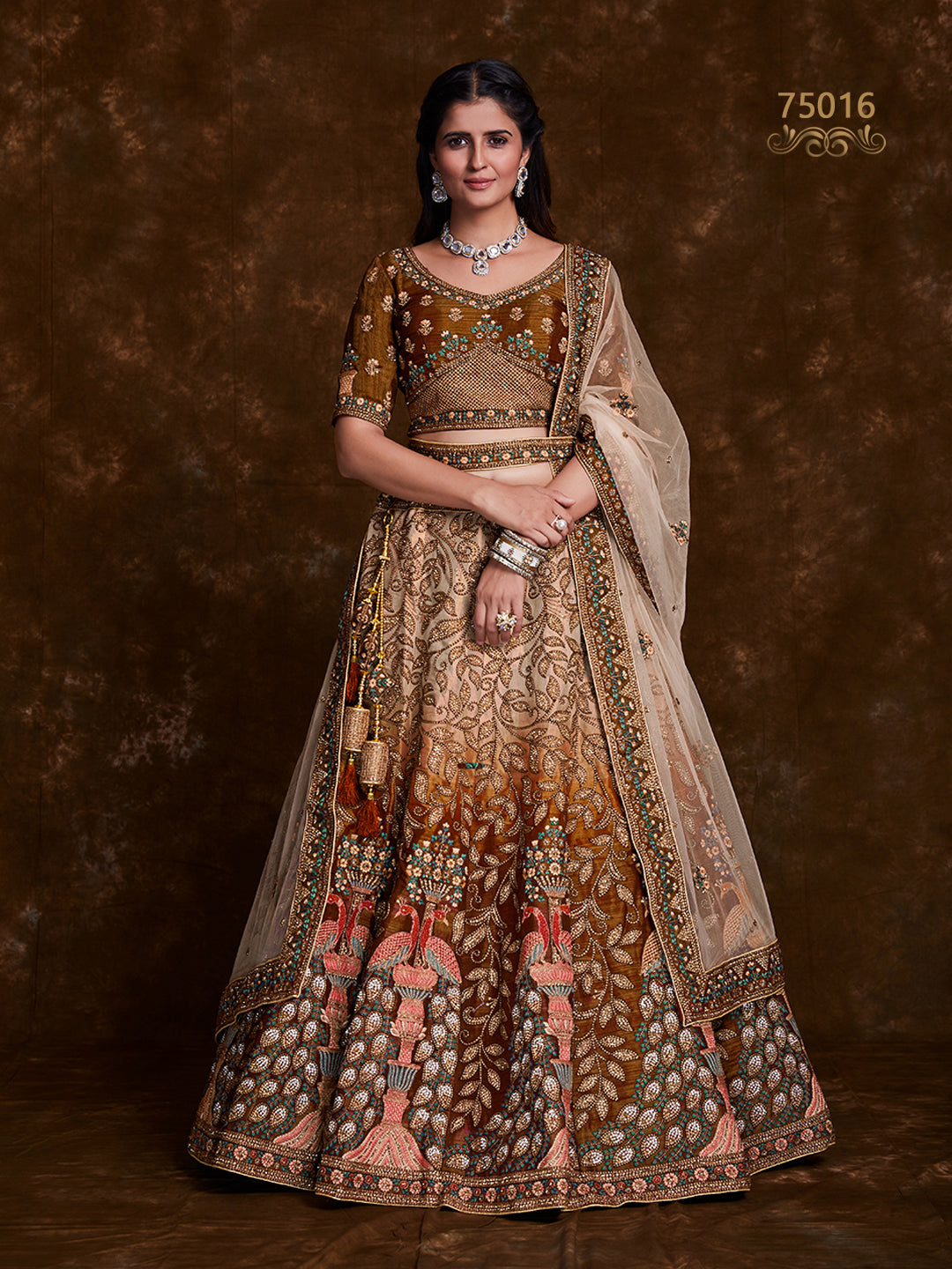 Elegant Chaniya Choli Set | Bridal Lehenga with Intricate Embroidery