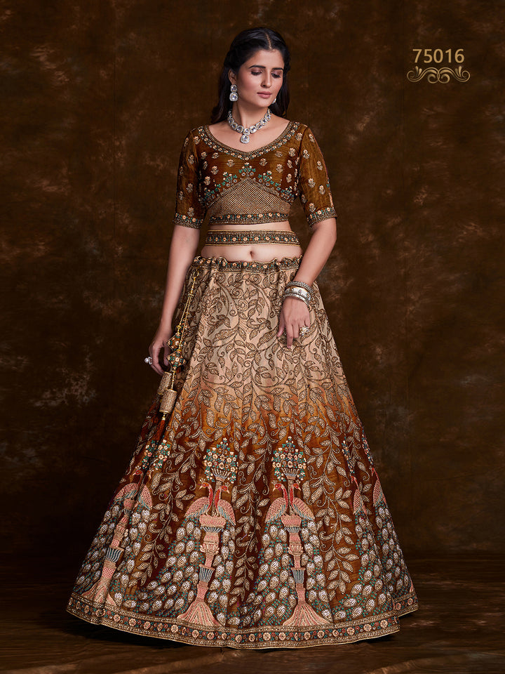 Elegant Chaniya Choli Set | Bridal Lehenga with Intricate Embroidery