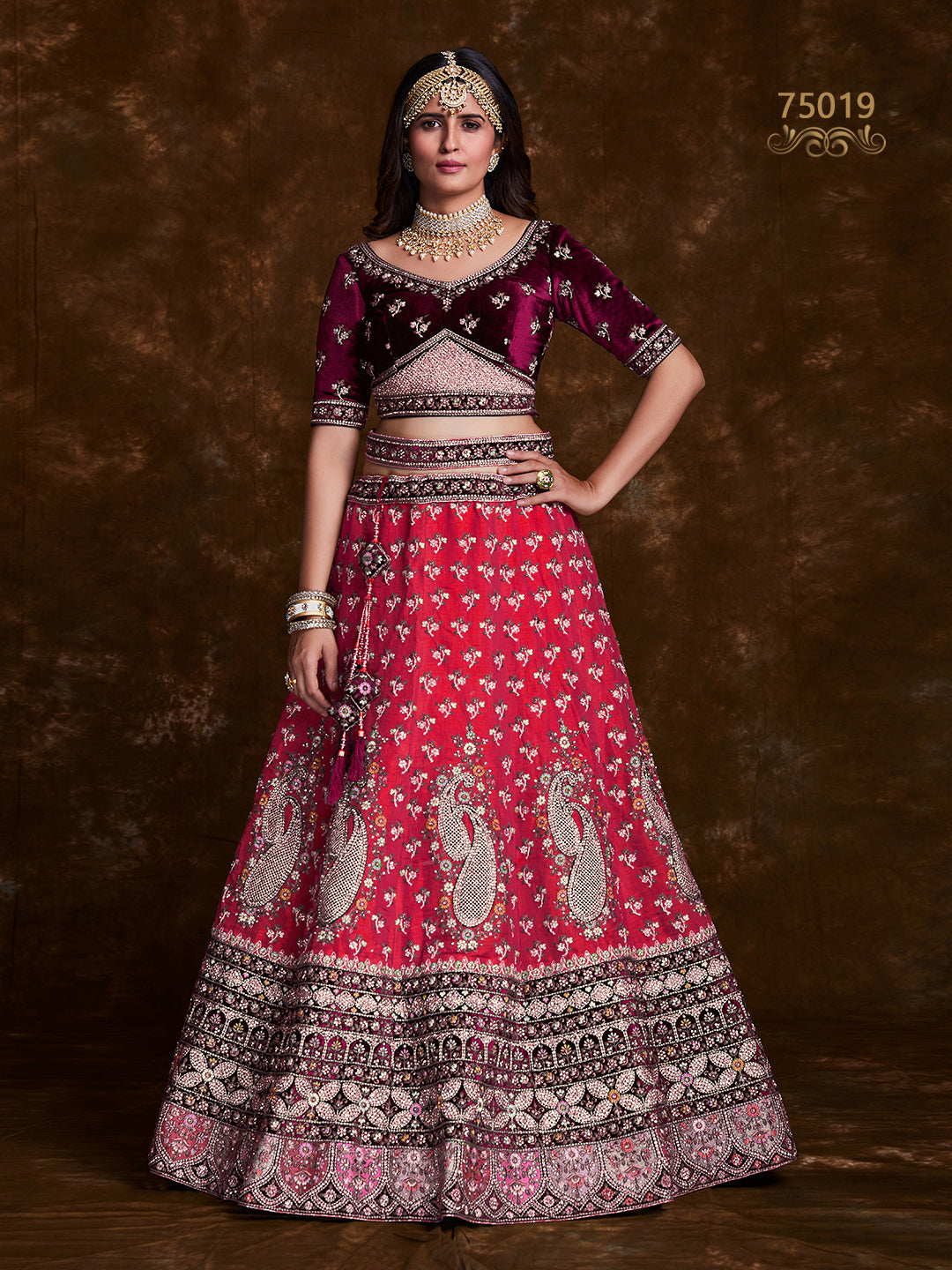 Premium Fancy Fabric Chaniya Choli | Exquisite Embroidery for Weddings