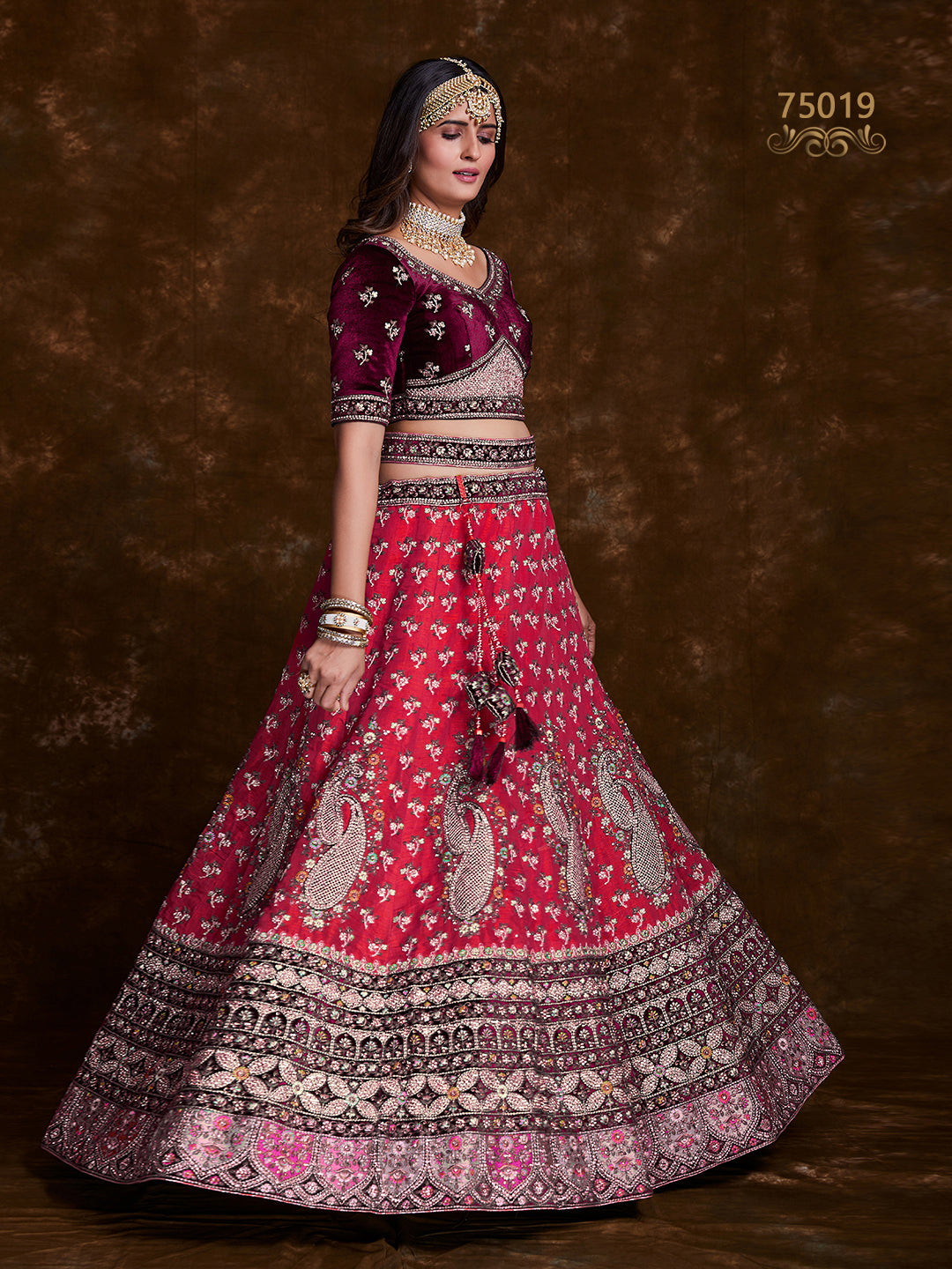 Premium Fancy Fabric Chaniya Choli | Exquisite Embroidery for Weddings