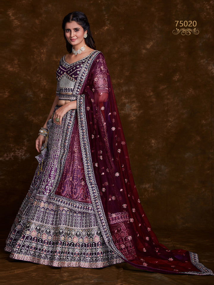 Trendy Art Silk Lehenga Choli | Thread & Zari Work for Special Occasions