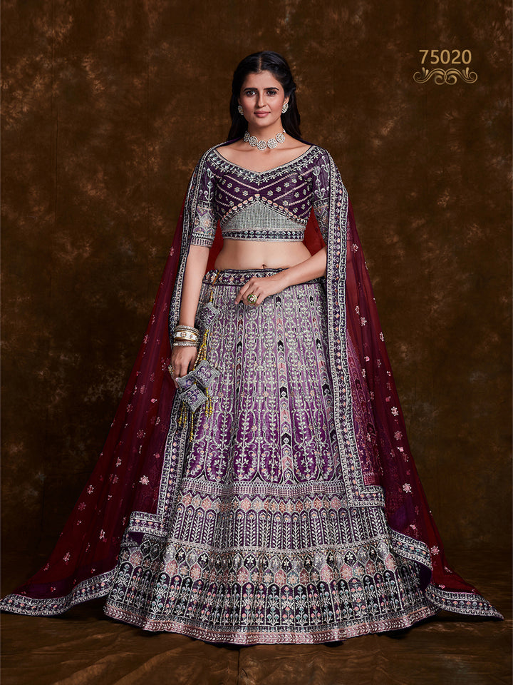 Trendy Art Silk Lehenga Choli | Thread & Zari Work for Special Occasions