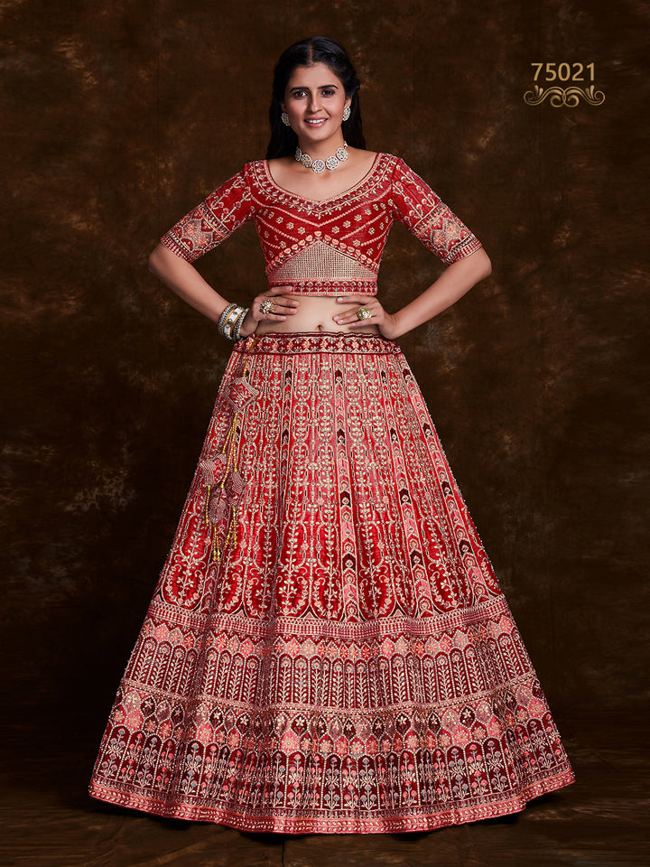 Trendy Art Silk Lehenga Choli | Thread & Zari Work for Special Occasions