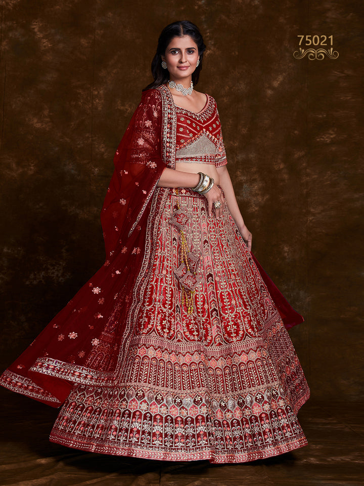 Trendy Art Silk Lehenga Choli | Thread & Zari Work for Special Occasions