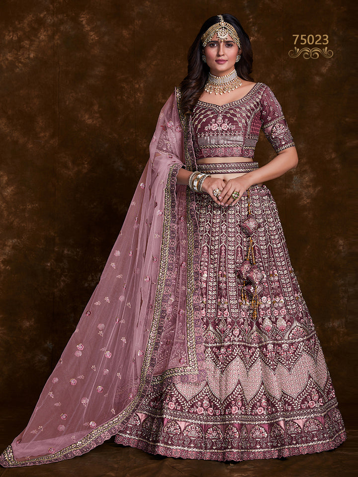 Vibrant Art Silk Lehenga Choli | Thread & Zari Work for Special Occasions