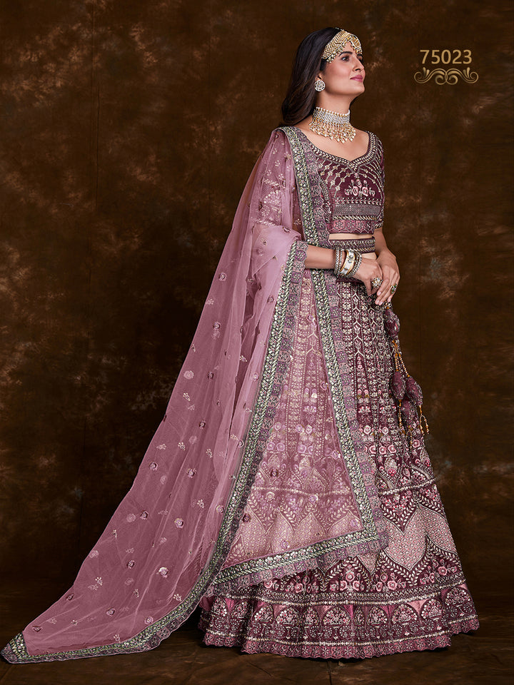 Vibrant Art Silk Lehenga Choli | Thread & Zari Work for Special Occasions