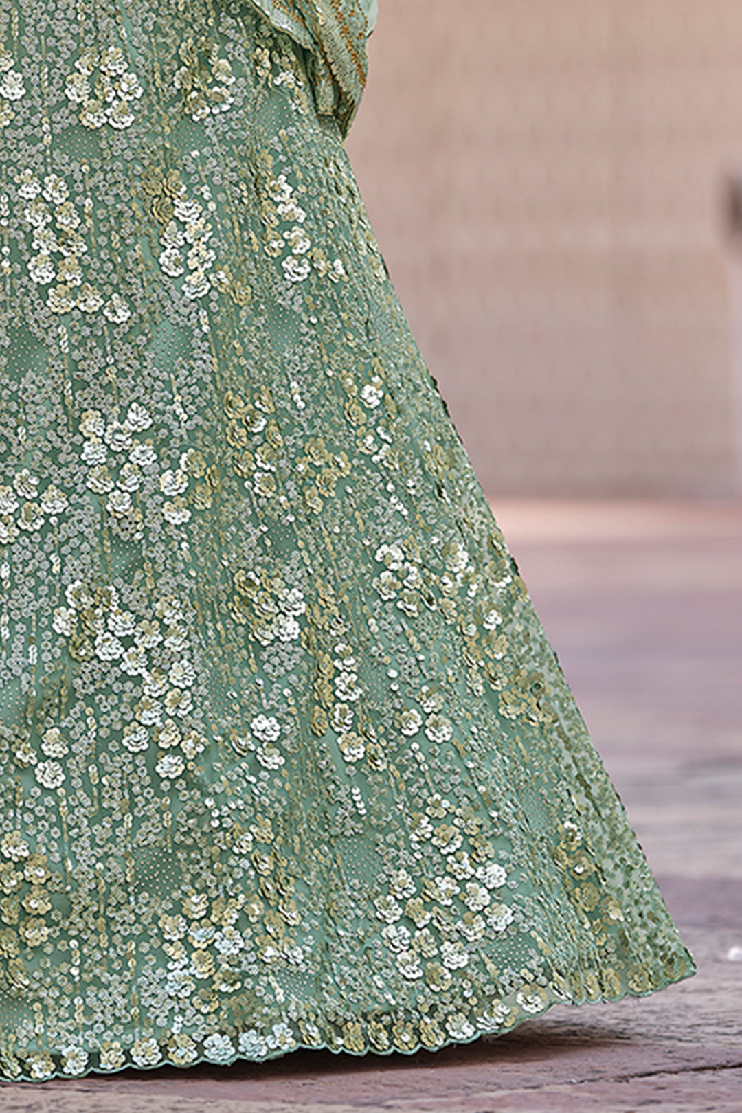 Green Lehenga Choli | Bridal & Party Wear Lehenga