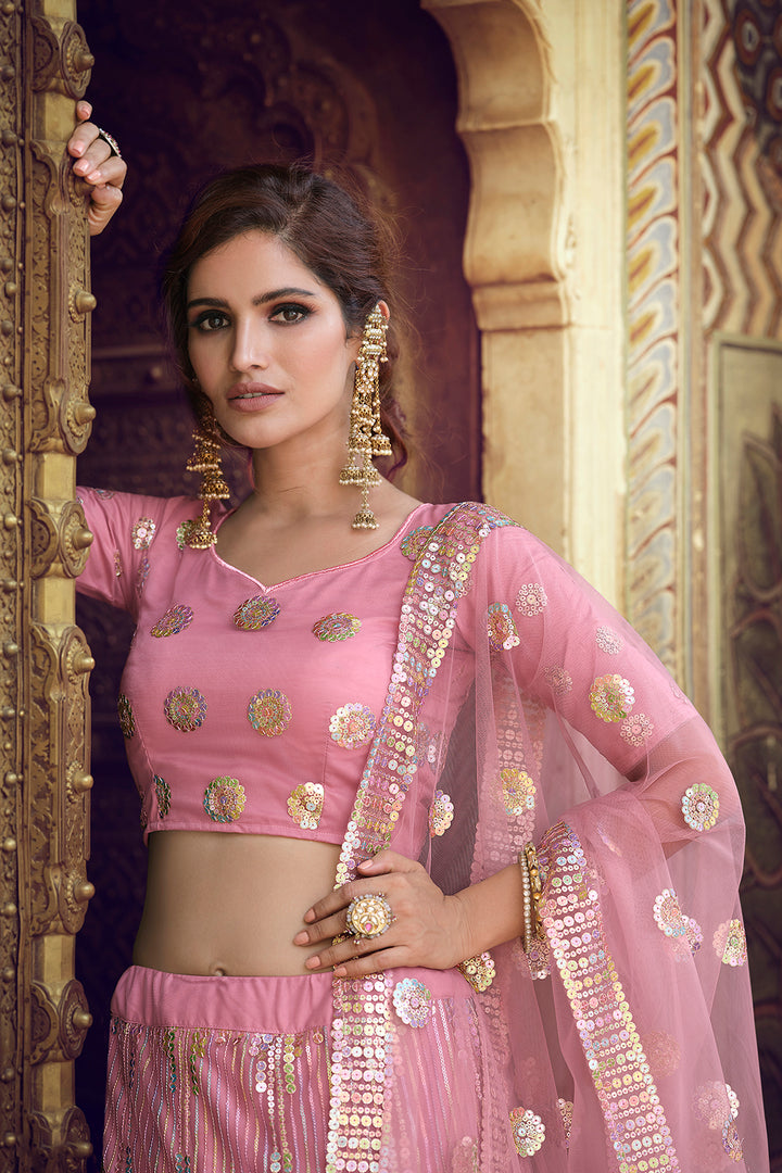 Pink Lehenga Choli | Bridal & Party Wear Lehenga