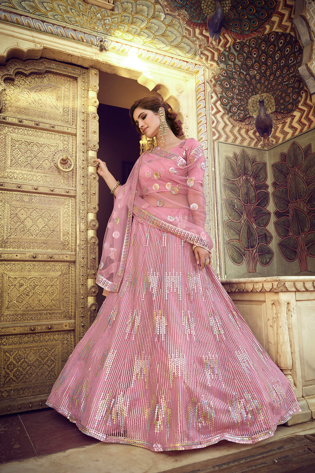 Pink Lehenga Choli | Bridal & Party Wear Lehenga