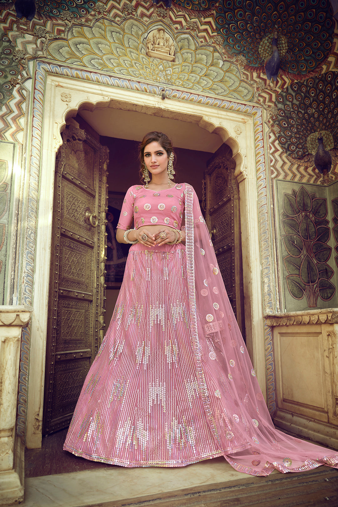 Pink Lehenga Choli | Bridal & Party Wear Lehenga