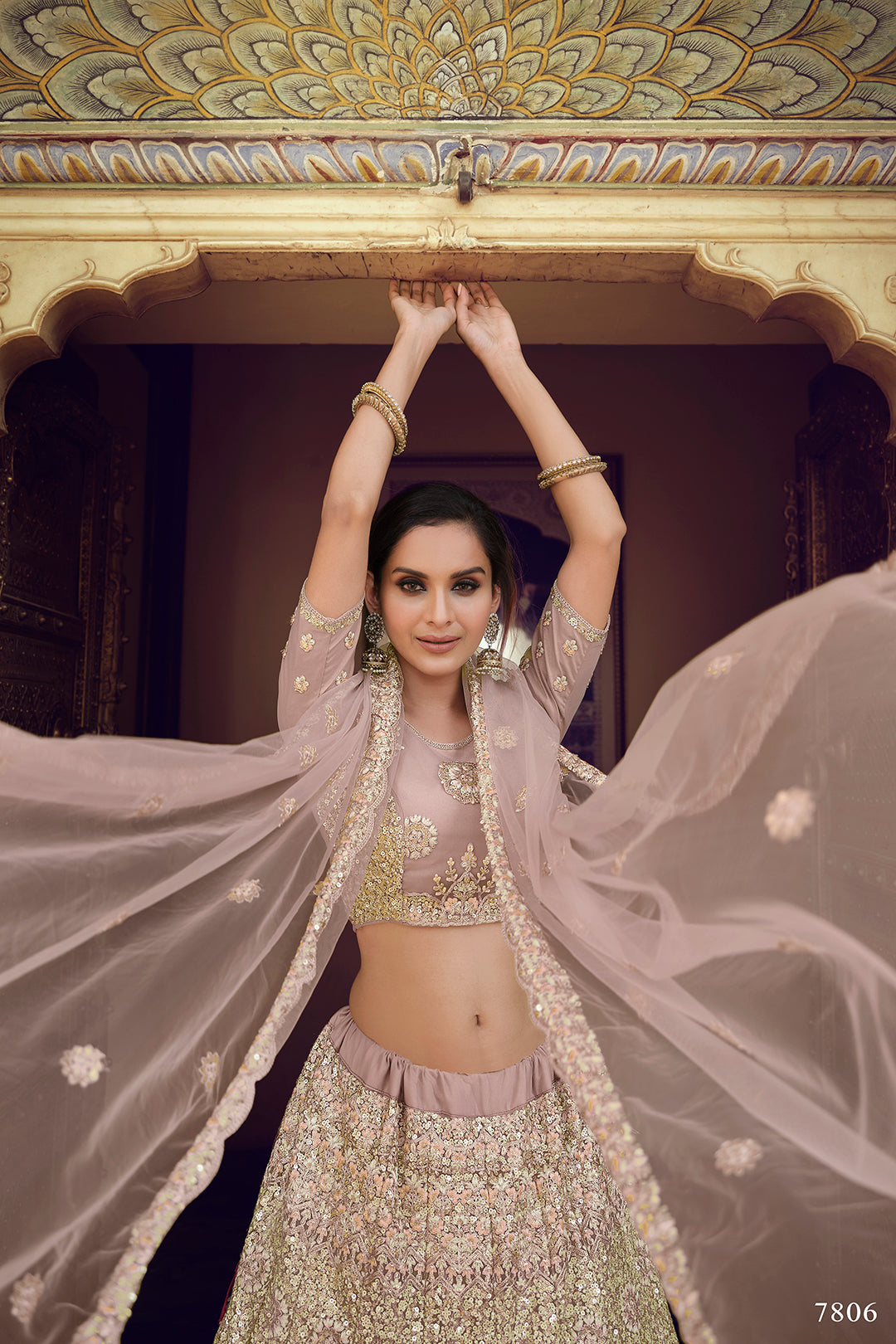 Mauve Lehenga | Bridal & Festive Lehenga Indian Style Choli Set