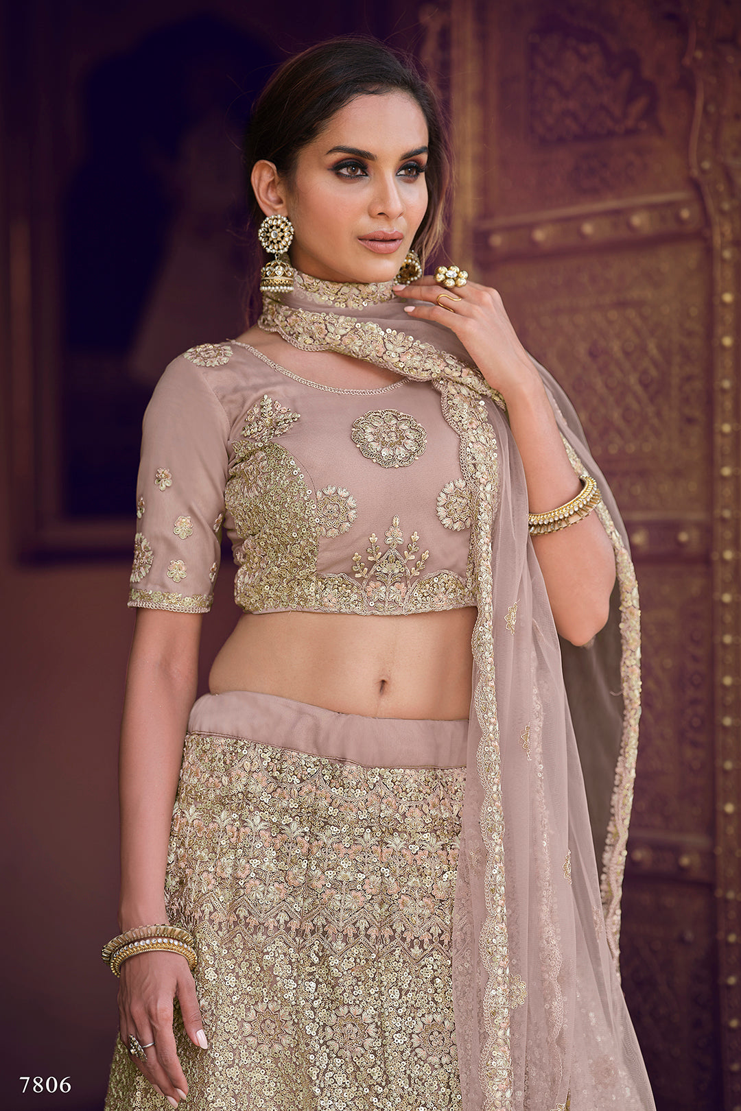 Mauve Lehenga | Bridal & Festive Lehenga Indian Style Choli Set