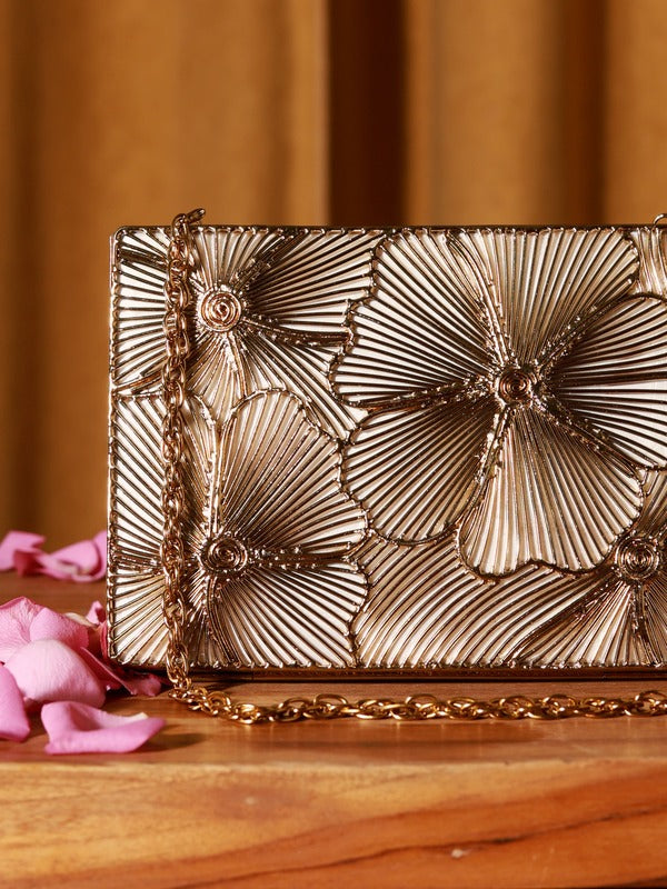 Isa Mother of Pearl Clutch | Chic Stylish Evening Bag