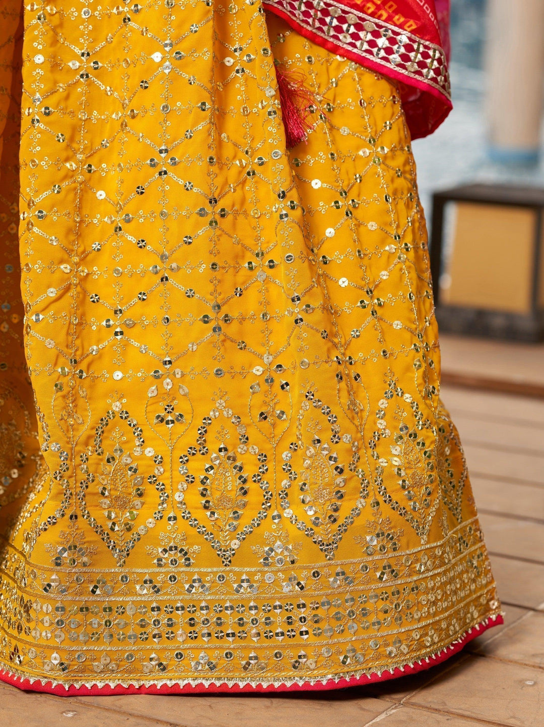 Vibrant Yellow Lehenga Choli | Perfect for Weddings & Receptions