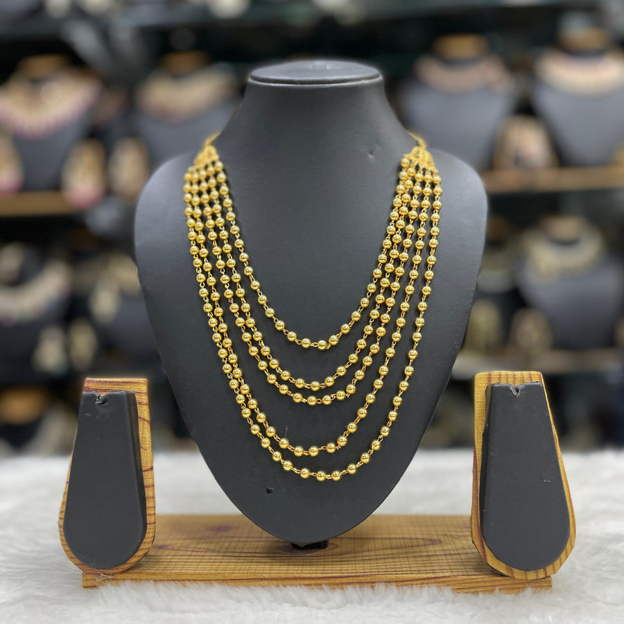 Authentic Magmala necklace, elegant Indian jewelry designed for special events and celebrations.