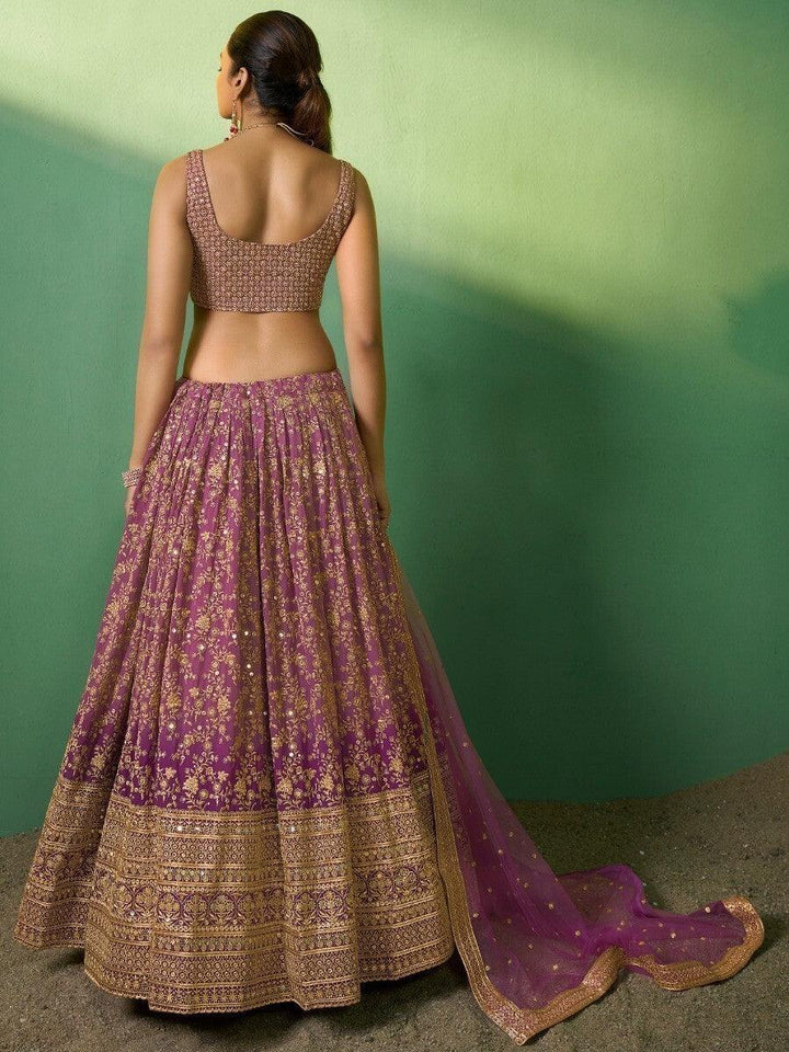 Spectacular Lavender Lehenga Choli with Dupatta | Bridesmaid's Dream Outfit