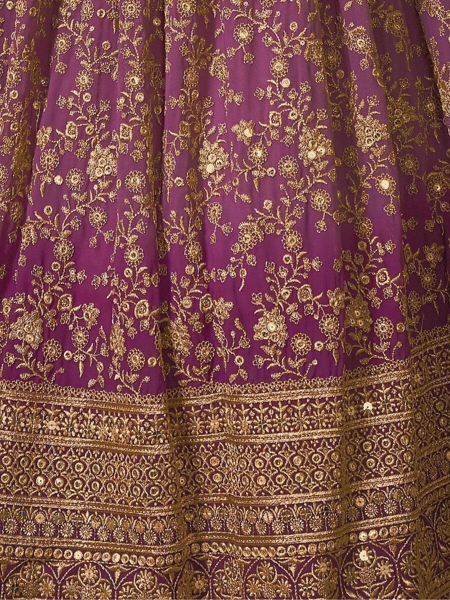 Spectacular Lavender Lehenga Choli with Dupatta | Bridesmaid's Dream Outfit