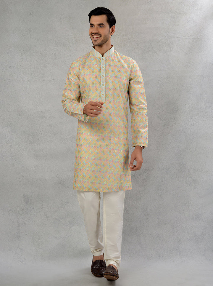 Stylish sea green kurta pajama showcasing exceptional comfort and elegance for festive events in the USA.