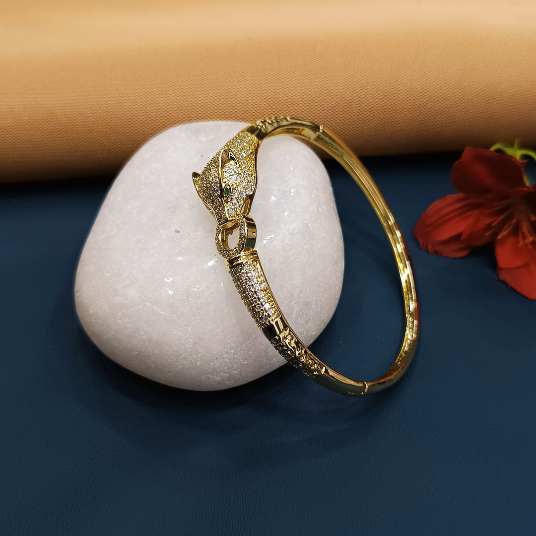 Elegant golden bracelet with a luxe design.