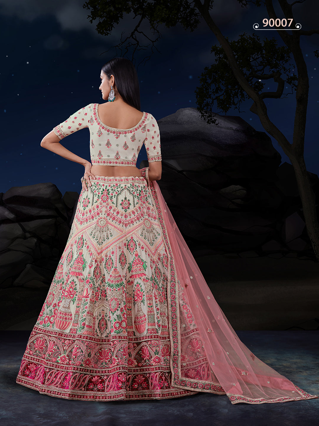 Soft Net Bridal Lehenga Choli | Lehenga for Weddings & Special Occasions