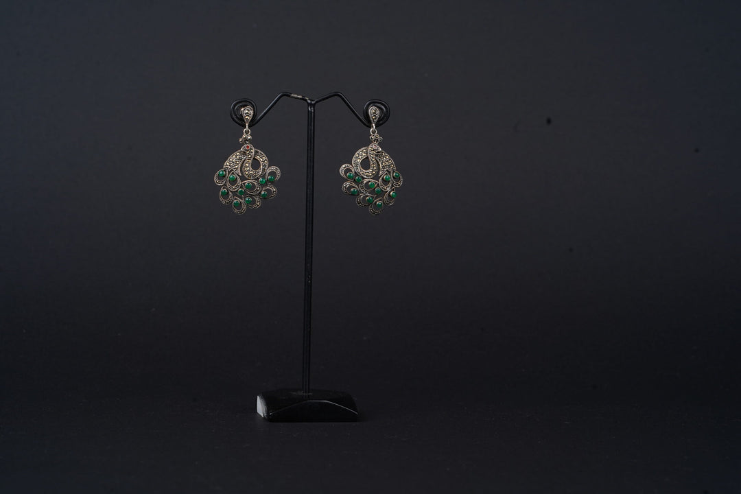 Chandbali Earrings in 92.5 Silver | Ethnic Indian Traditional Jewelry