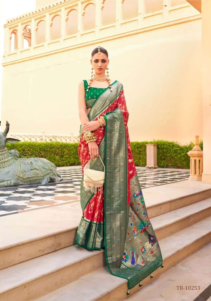 Luxurious Super PV Silk Saree | Printed Designer Saree