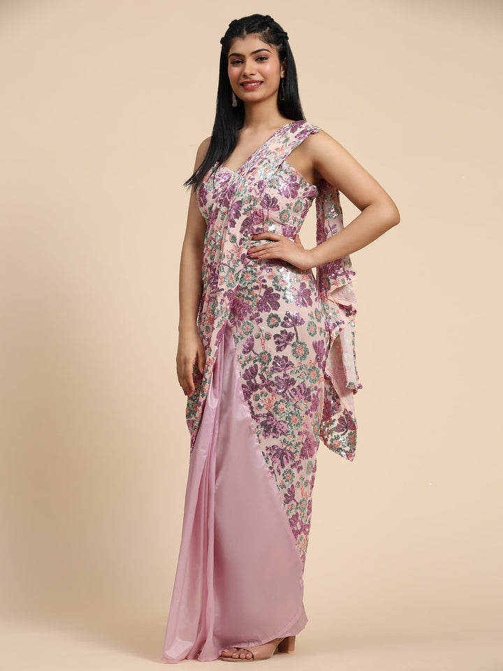 Vibrant color luxurious fabric exclusive attire crafted for elegance and style.