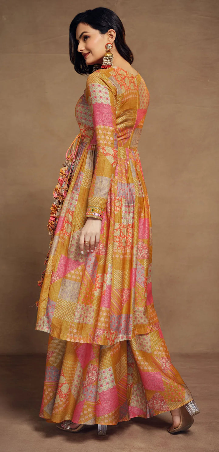 Yellow Shalwar Suit for Women | Traditional Ethnic Wear with Embroidery