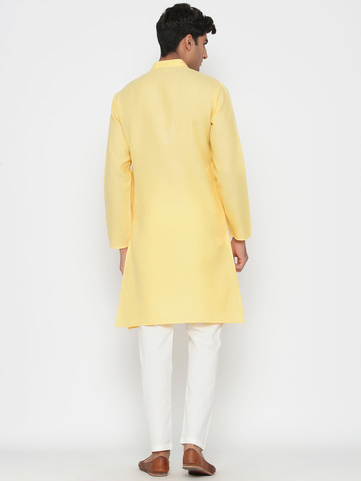 Cotton Kurta Pajama Set for Men | Plain Design Festive and Wedding Wear