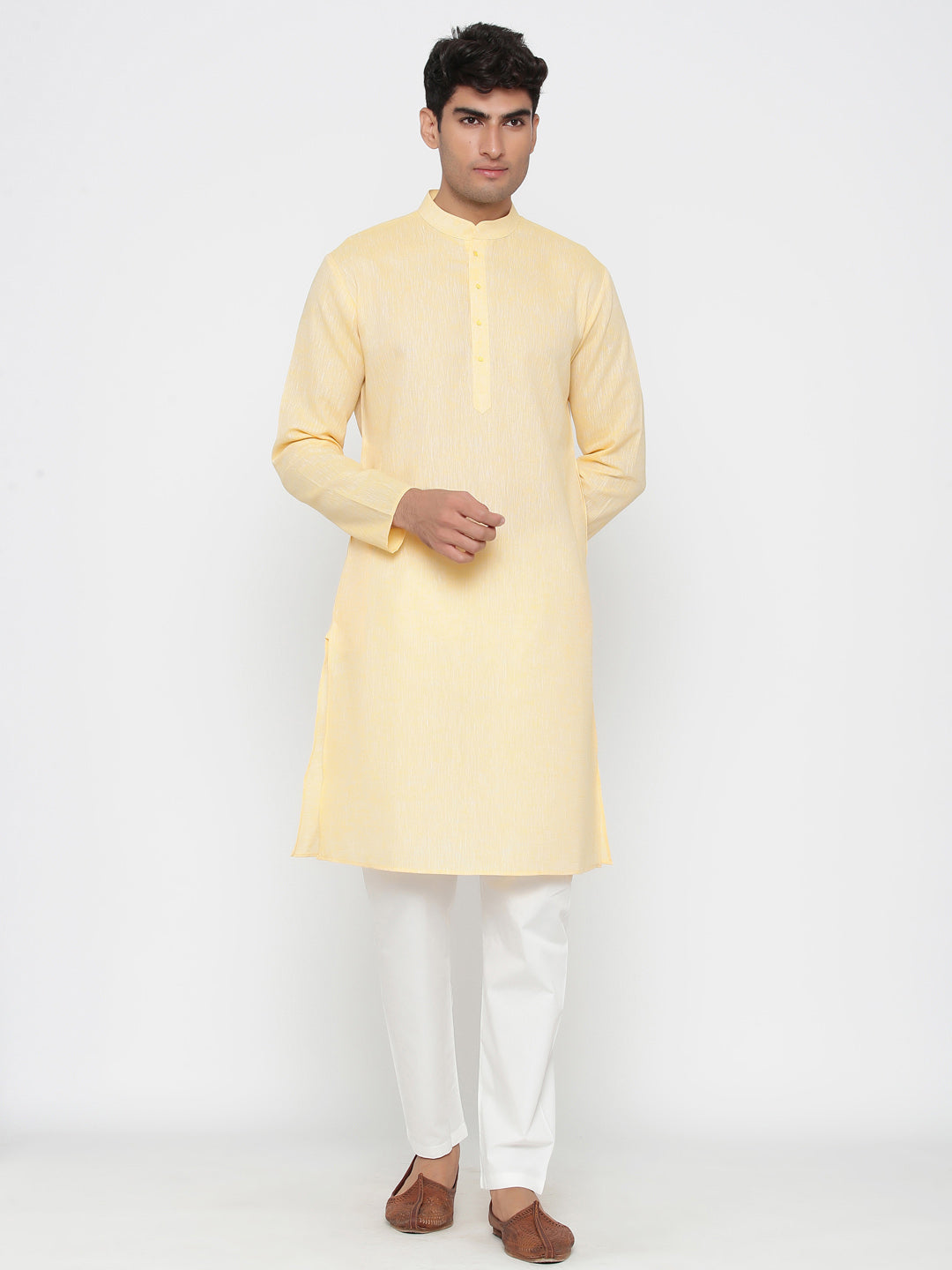 Cotton Kurta Pajama Set for Men | Plain Design Festive and Wedding Wear