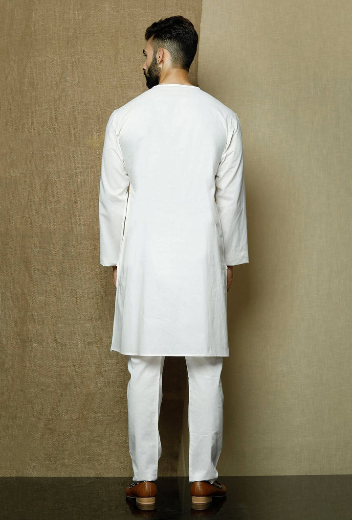 Cotton Kurta Pajama Set for Men | Plain Design Festive and Wedding Wear