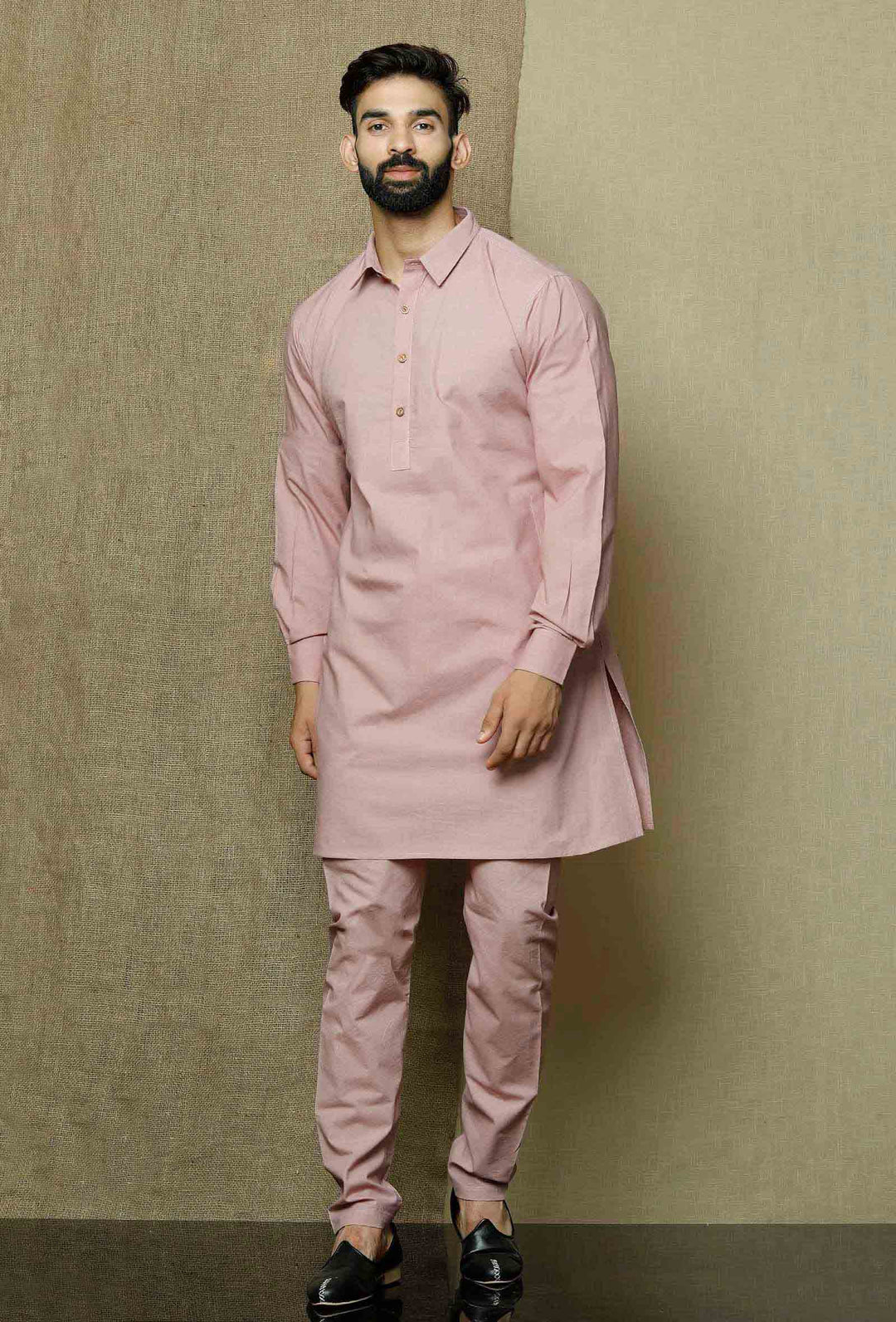 Cotton Kurta Pajama Set for Men | Plain Design Festive and Wedding Wear