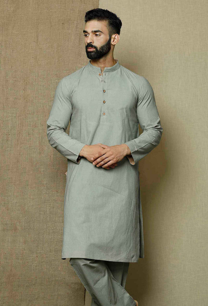 Cotton Kurta Pajama Set for Men | Plain Design Festive and Wedding Wear