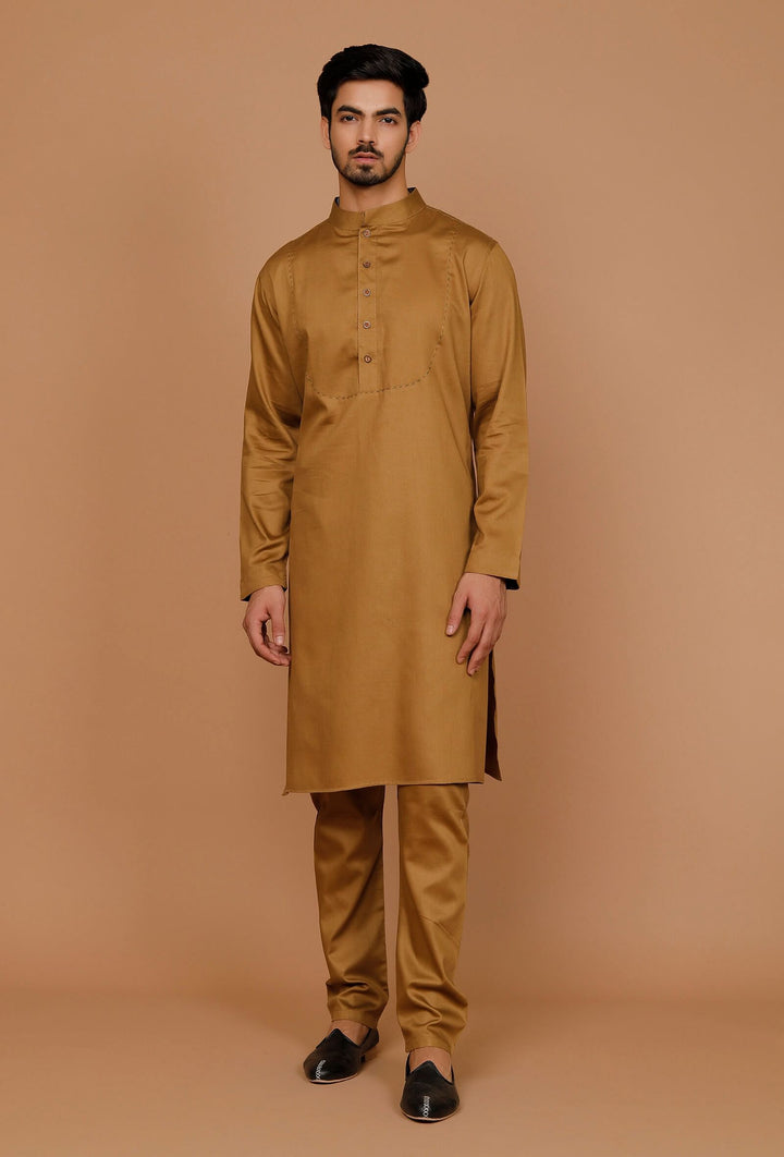 Cotton Kurta Pajama Set for Men | Plain Design Festive and Wedding Wear