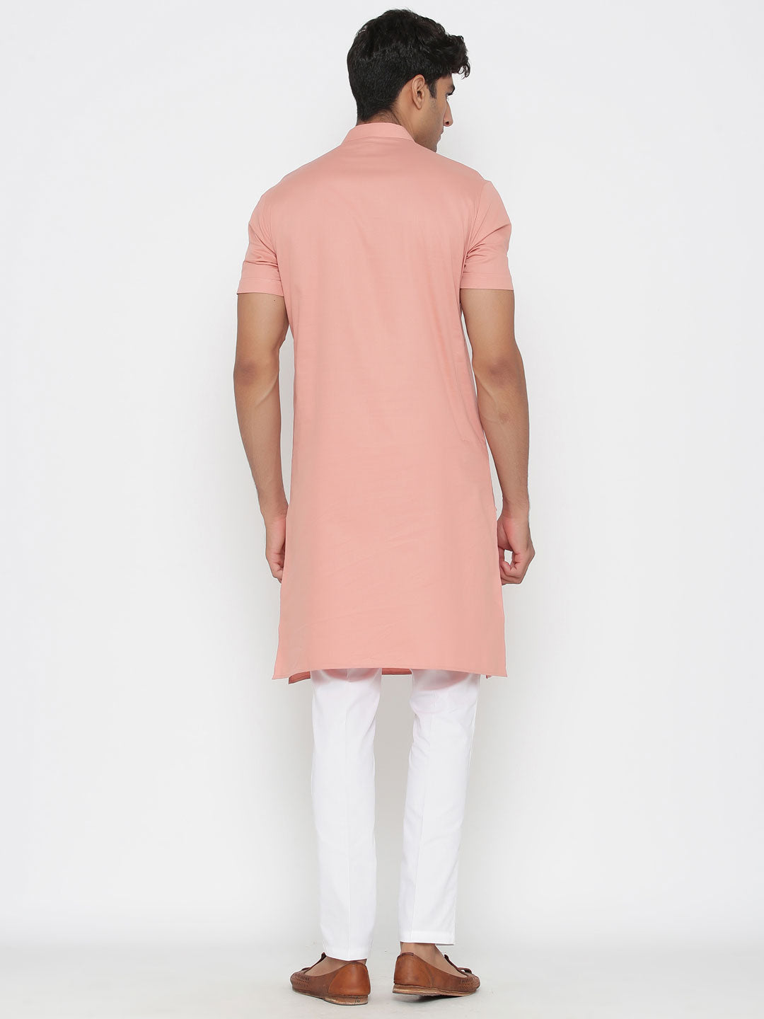 Elegant Cotton Kurta Pajama | Plain Traditional Set for Men