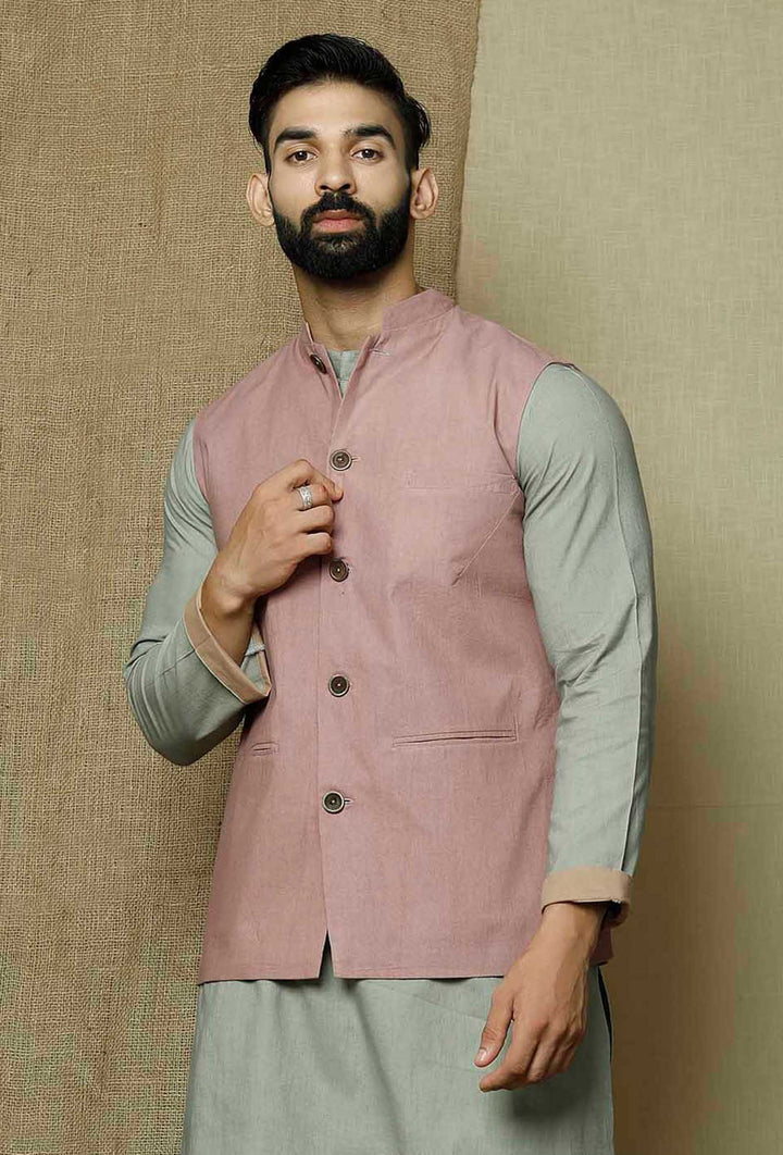 Stylish Satin Koti | Traditional Jacket for Men  Wedding Wear