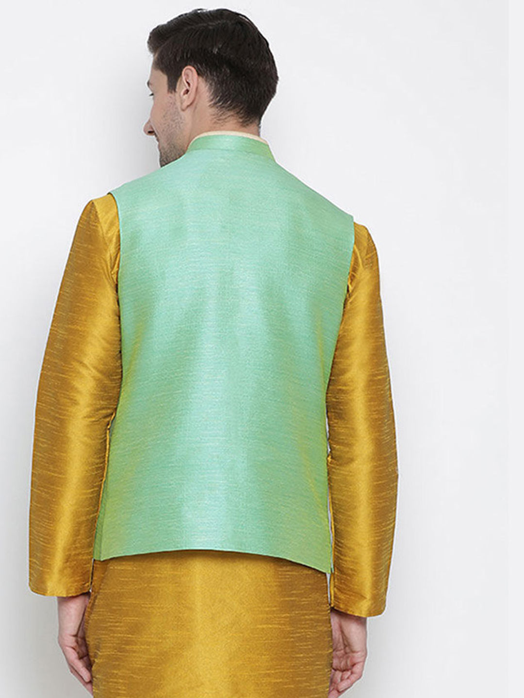 Plain Cotton Jacket for Men | Stylish Ethnic Wear for Special Occasions